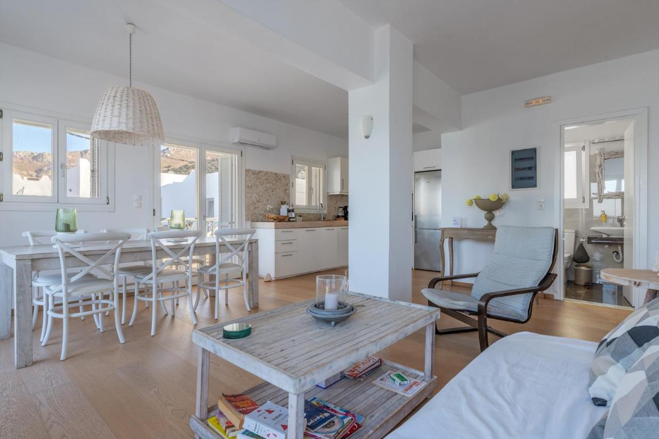Uno Luxury Apartment With Sea View Livadia  ภายนอก รูปภาพ